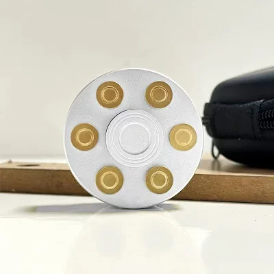Metal Alloy Rotating Cylinder Spinner Fidget