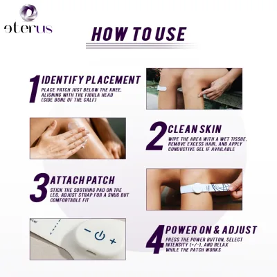 Muscle Recovery & Circulation Stimulator -Leg & Lower Limb Pulse Therapy Patch