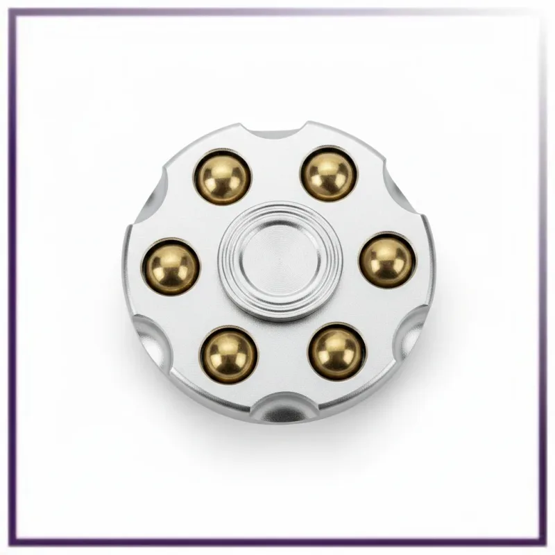 Metal Alloy Rotating Cylinder Spinner Fidget