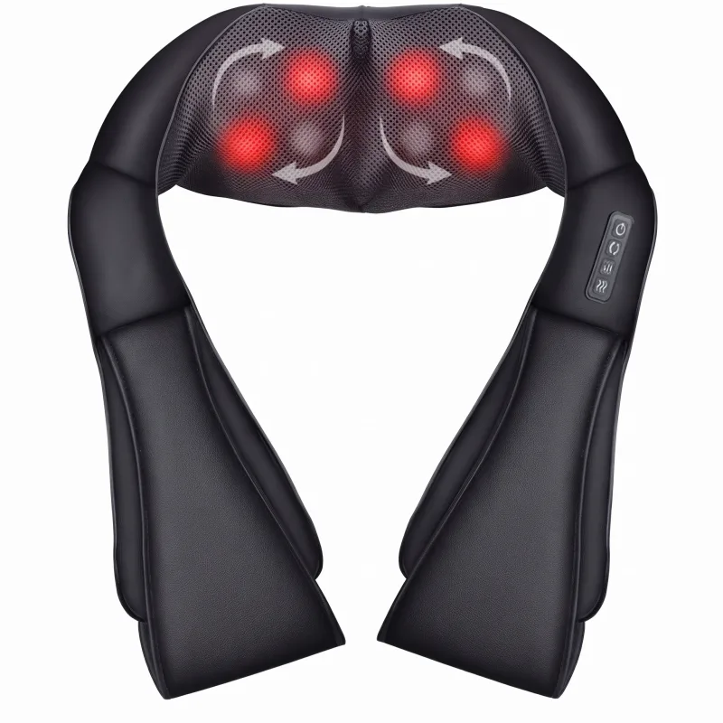 Nakke- og skuldermassager med varme