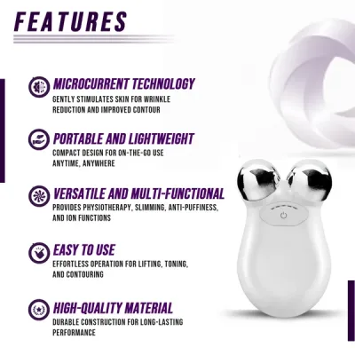 Sæt med 3 - Lift, Sculpt & Glow Toolkit - LED-terapi, elektrisk Gua Sha & mikrostrømstoningsenhed til strålende hud