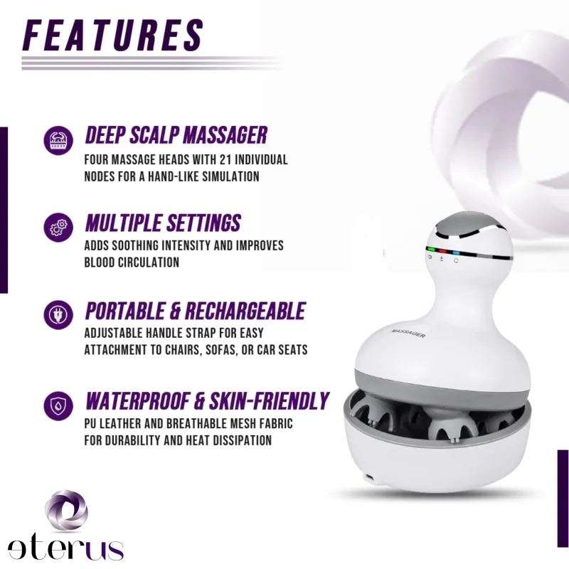 Smart skalpmassager